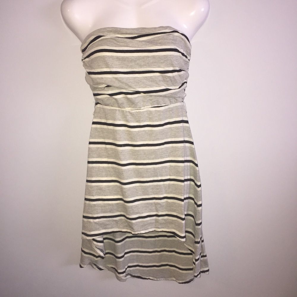 Strapless Stripe Dress